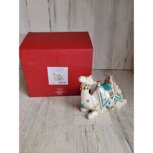 Lenox NEW camel teal first blessing Nativity animal Xmas figure